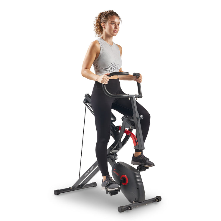 Sunny Health & Fitness Upright Row-N-Ride Exercise Bike - SF-A022077