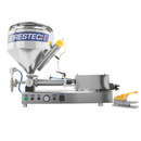 Tabletop Paste Piston Filler with Heated Hopper - 316 SS – 1000ml