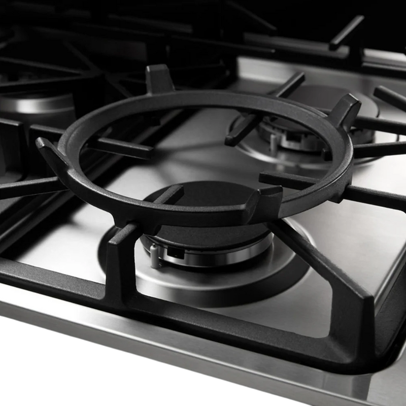 Cocina de gas empotrable profesional Thor Kitchen con cuatro quemadores en acero inoxidable