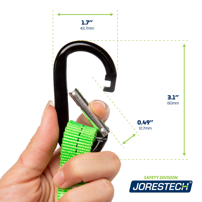 Tool Tether Lanyard with Carabiner and Choke Cable Loop