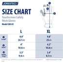 Touchscreen Safety Work Gloves – Pack of 3