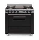 Chicago Brick Oven - 36” LP Gas Dual-Fuel Self-Cleaning Convection Range - Open Burners