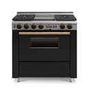 Chicago Brick Oven - 36” LP Gas Dual-Fuel Self-Cleaning Convection Range - Sealed Burners