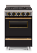 Chicago Brick Oven - 24” LP All-Gas Convection Range - Sealed Burners