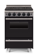 Horno de ladrillo Chicago - Cocina de convección a gas LP de 24" - Quemadores abiertos