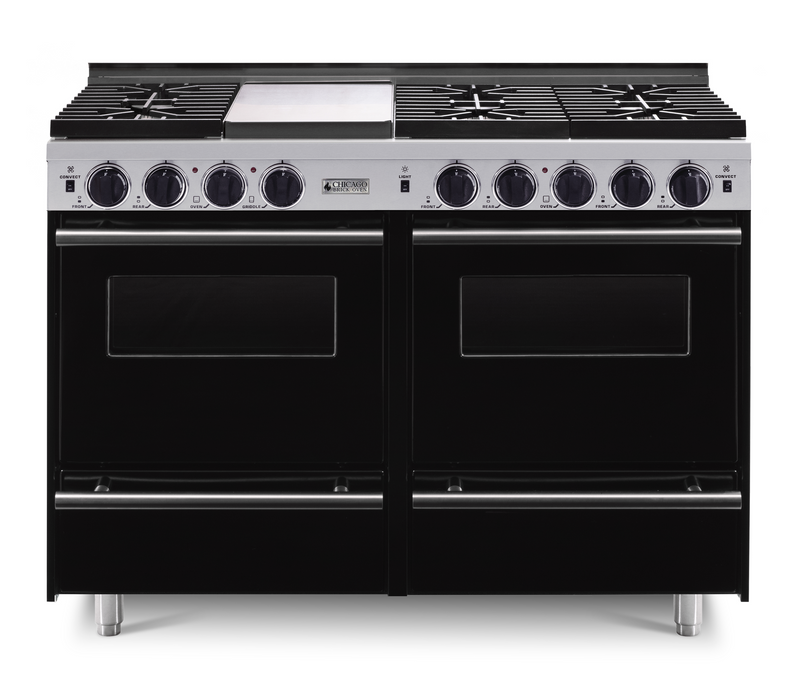 Chicago Brick Oven - 48" All-Gas Convection Range - Sealed Burners
