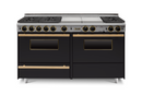 Chicago Brick Oven - 60" True Dual-Fuel Self-Cleaning Convection Range - Sealed Burners