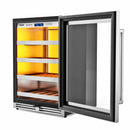 Thor Kitchen TWC24UL - Enfriador de vinos de una zona de 24 pulgadas, capacidad para 45 botellas de vino