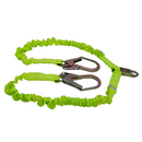 Twin Leg Internal Shock-Absorbing Lanyard with Snap Hook and Scaffolding Hook