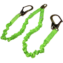 Twin Leg Internal Shock-Absorbing Lanyard with Snap Hook and Scaffolding Hook