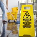 Two-Sided Folding Floor Safety Multi-Lingual Sign - Wet Floor