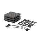 Twinkly Squares Extension Kit, RGB LED Panels Kit, Including 3 Extension Panels and Connection Cables, Compatible with HomeKit, Alexa and Google Home, Gaming Lights and Streaming, 16M+ Colors