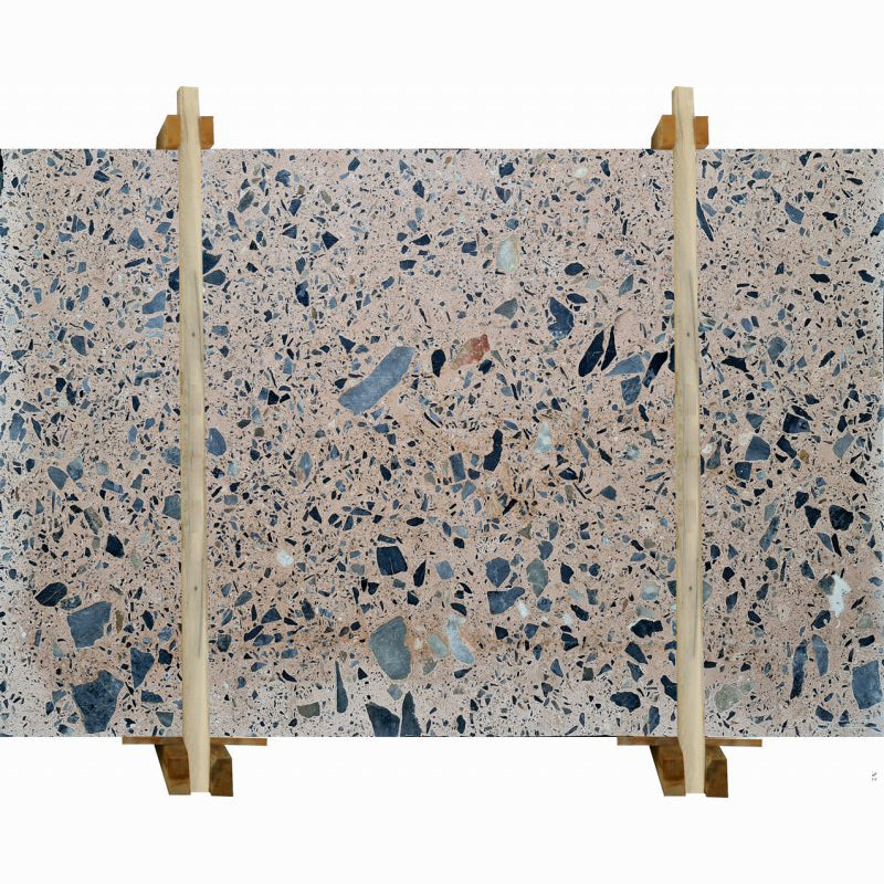 Terrazo Gold Bookmatching Marble Slabs Polished - Livfloors Collection