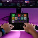 Mobile Pixels Tetra Split Keyboard with 8" Touch LCD