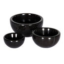 Marble Nesting Snack/Serving Bowls Set of 3 Polished