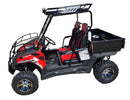 TrailMaster Challenger 200EUX UTV Side-by-Side, Front Cargo Rack, Rear Dump Bed, Deluxe Alloy Wheels, LED Light Bar