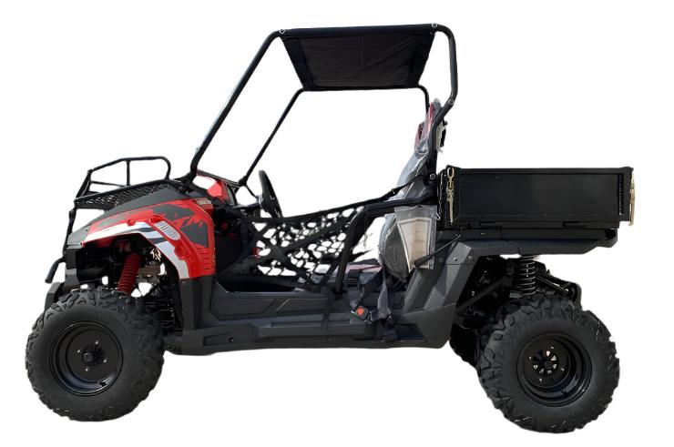 TrailMaster Challenger 200U UTV Side-by-Side, Front Cargo Rack, Rear Dump Bed