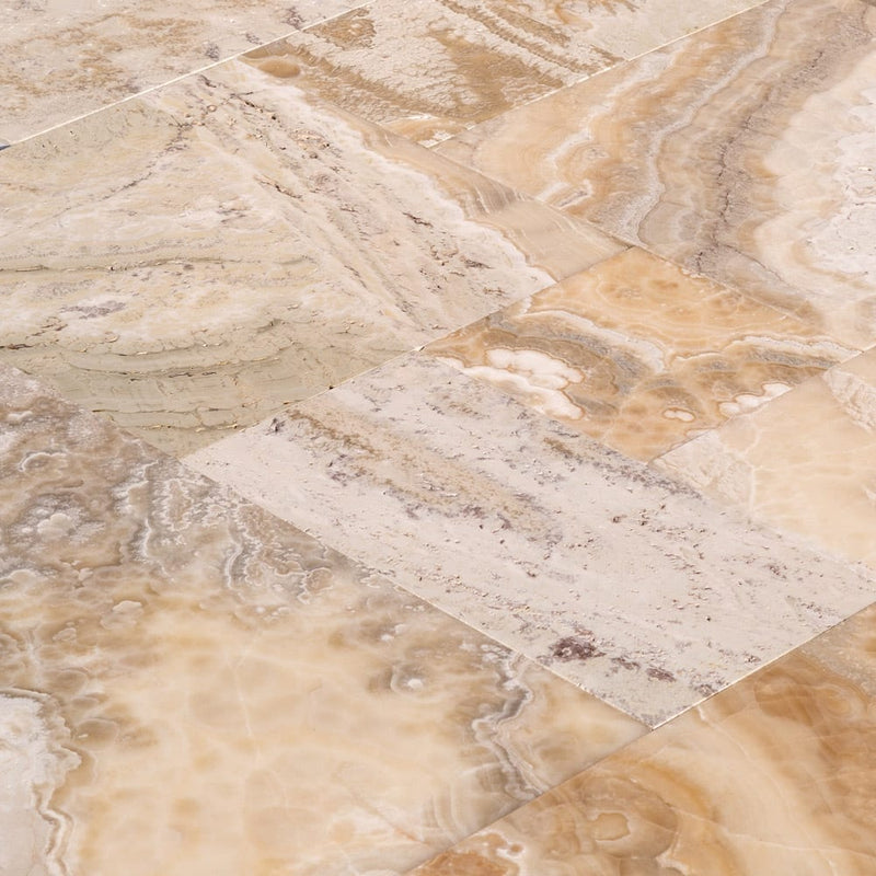 Traonyx Travertine Tile Honed and Filled - Livfloors Collection