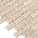 Tuscany Ivory Light Travertine Honed Mosaic Floor and Wall Tile - Livfloors Collection
