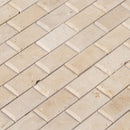 Tuscany Ivory Light Travertine Honed Mosaic Floor and Wall Tile - Livfloors Collection