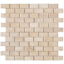 Tuscany Ivory Light Travertine Honed Mosaic Floor and Wall Tile - Livfloors Collection