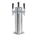 Triple Faucet SS Body 4" Column Tower