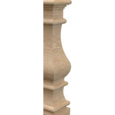 Troia Light Travertine Balustrade Hand-carved from Solid Travertine Block (SET of 4)