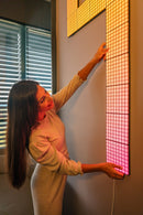 Twinkly Squares Extension Kit, RGB LED Panels Kit, Including 3 Extension Panels and Connection Cables, Compatible with HomeKit, Alexa and Google Home, Gaming Lights and Streaming, 16M+ Colors