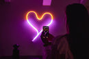 Twinkly Flex 10ft, LED Tube Multicolor, RGB LED Strip Flexible, Compatible with Alexa and Google Home, Gaming Lights, 16 M+ Colors, USB C Power, App Mapping, White Wire