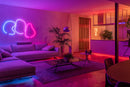 Twinkly Flex 10ft, LED Tube Multicolor, RGB LED Strip Flexible, Compatible with Alexa and Google Home, Gaming Lights, 16 M+ Colors, USB C Power, App Mapping, White Wire