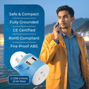 Adaptador de viaje para Australia y Nueva Zelanda - 3 en 1 - 2 USB - Tipo I - Diseño compacto (U2U-16)