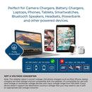 Adaptador de viaje para Japón y Filipinas - 3 en 1 - 2 USB - Tipo A - Diseño compacto (U2U-6)