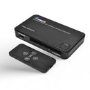 Conmutador HDMI 4K ARC 4x1: compatible con 4K a 60 Hz, conecta la barra de sonido con ARC (UHD-401ARC) 