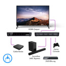 Conmutador HDMI 4K ARC 4x1: compatible con 4K a 60 Hz, conecta la barra de sonido con ARC (UHD-401ARC) 