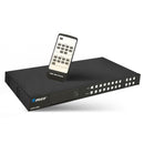 Conmutador de matriz HDMI Ultra HD 8x8 4K a 60 Hz con control remoto IR (UHD-808)