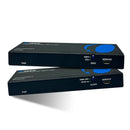 Extensor HDMI 4K UHD con HDBaseT sobre CAT5e/6/7. Admite control ARC e IR bidireccional hasta 70 m (UHD-EXB230AR-K).