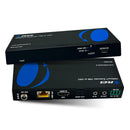 Extensor HDMI 4K UHD con HDBaseT sobre CAT5e/6/7. Admite control ARC e IR bidireccional hasta 70 m (UHD-EXB230AR-K).