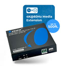 Extensor HDMI 4K con cable Cat6/7 de hasta 152 m (IR y RS-232) (UHD-EXM500-K)