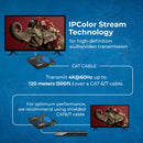 Extensor HDMI 4K con cable Cat6/7 de hasta 152 m (IR y RS-232) (UHD-EXM500-K)