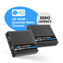 Extensor HDMI 4K Balun hasta 70 m sobre CAT6/7 - Cascada de uno a muchos 4K a 60 Hz 4:4:4 con HDR y reducción de escala (UHD-IPC230-CS)