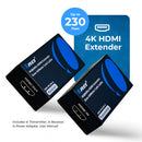 Extensor HDMI 4K por CAT6/7 - 70 m - EDID y alimentación por cable (UHD-IPC230-K)