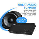 Divisor HDMI 1x4: 1 entrada y 4 salidas, UltraHD 4K, reducción de escala automática, EDID (UHD-PRO104) 