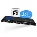 Divisor HDMI 1x8: 1 entrada, 8 salidas, UltraHD 4K, reducción de escala automática, EDID (UHD-PRO108) 