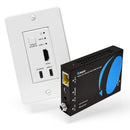 Extensor HDMI/USB-C 4K sobre un solo cable CAT6/7 con transmisor de placa de pared 4K a 60 Hz, HDR y control IR hasta 50 m (UHD-WPE165-K) 