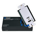 Extensor HDMI de placa de pared 4K sobre CAT 6/7 hasta 70 metros con HDBaseT (UHD-WPE230-K)