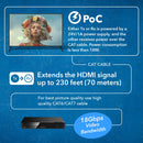 Extensor HDMI de placa de pared 4K sobre CAT 6/7 hasta 70 metros con HDBaseT (UHD-WPE230-K)