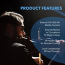 Extensor HDMI 4K 1x2 sobre CAT6/7 individual hasta 70 m - Tecnología ipcolor 18 Gbps, IR bidireccional, RS-232, EDID (UHD12-IPC230-K) 