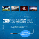 Extensor de matriz HDMI 4x4 - UltraHD 4K a 60 Hz con un solo cable CAT6/7 (UHD48-EX230-K) 