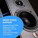 Divisor HDMI OREI de 1 entrada y 2 salidas con escalador descendente, 3D, hasta 4k a 60 Hz (UHDS-102C)