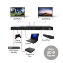 Matriz de conmutación HDMI 4x2 con extracción de audio (UHDS-402A) 